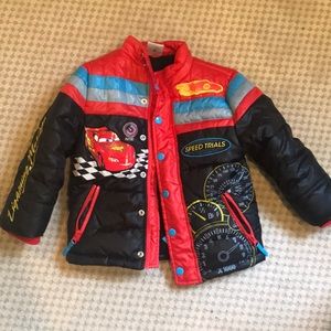 Brand New CARS Lightning McQueen Puffer Jacket